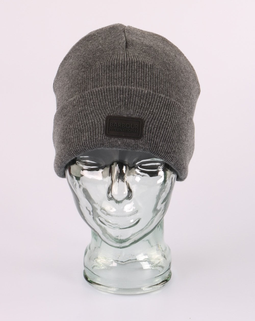 Barbour International Sensor Knit Beanie Grey Marl