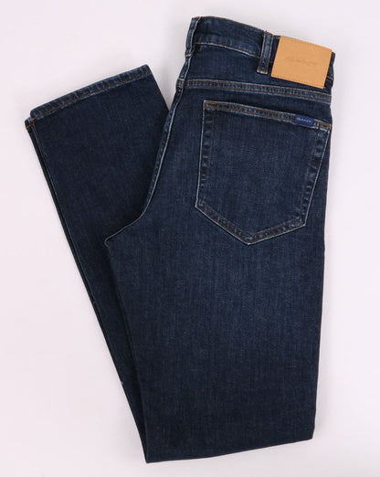 Gant Arley Regular Fit Jeans Dark Blue Worn In