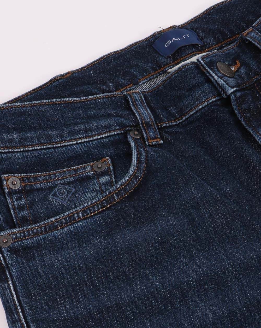 Gant Arley Regular Fit Jeans Dark Blue Worn In