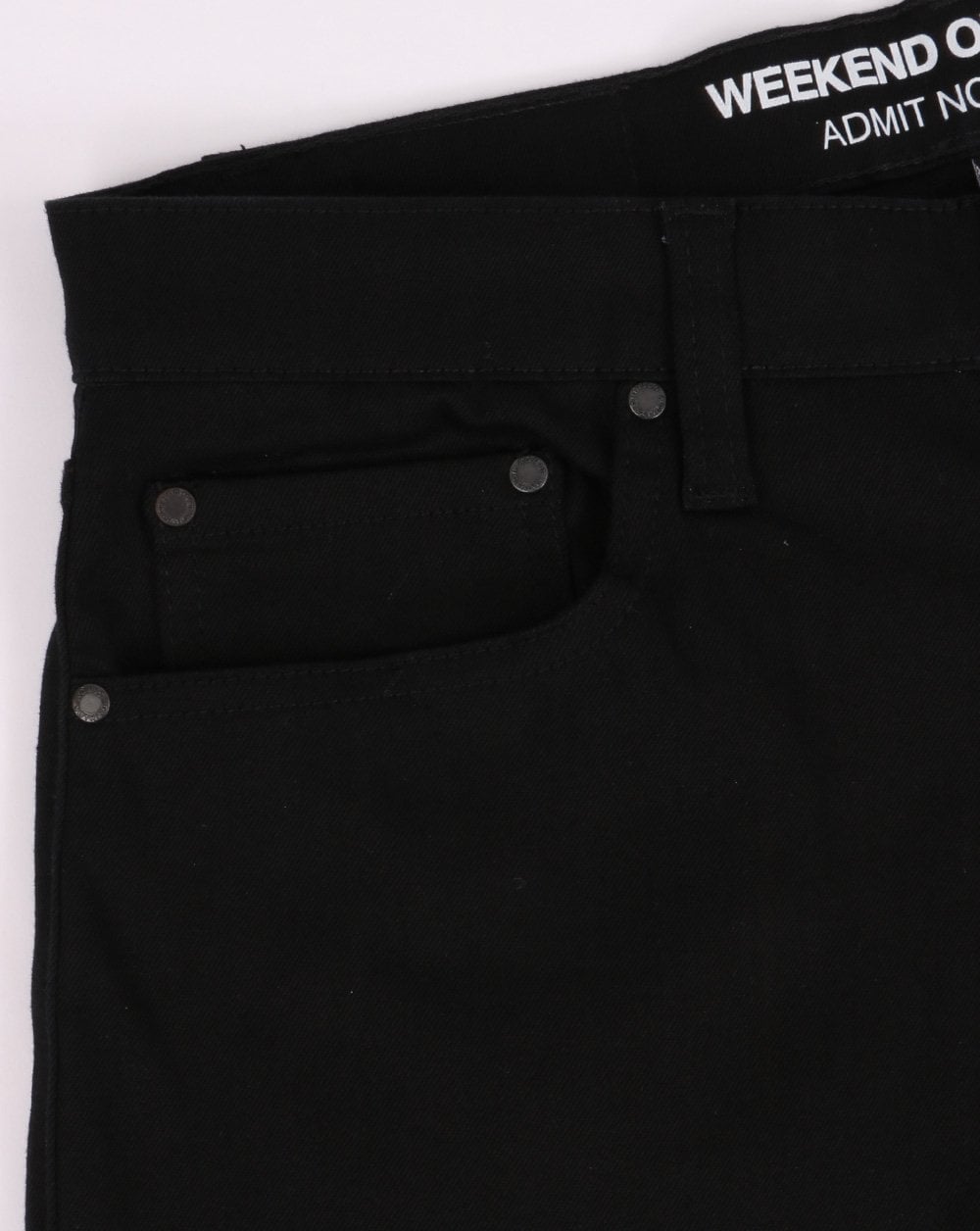 Weekend Offender Tapered Fit Jeans Black