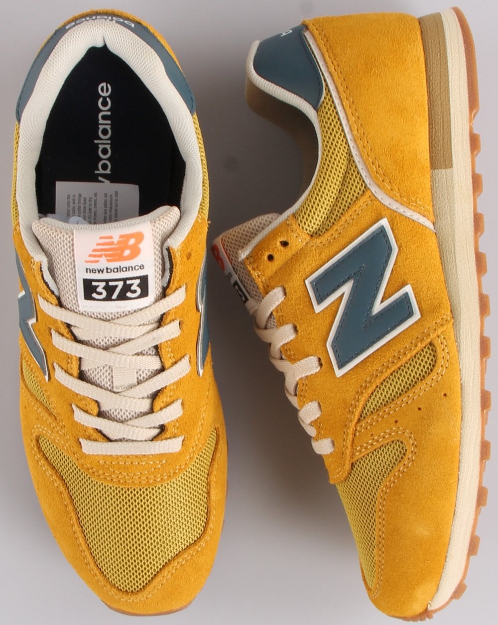 New Balance 373 Trainer Yellow/Blue