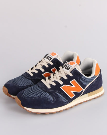 New Balance 373 Trainer Navy/Orange