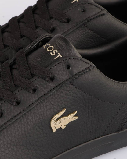 Lacoste Footwear Lerond Leather Trainer Black