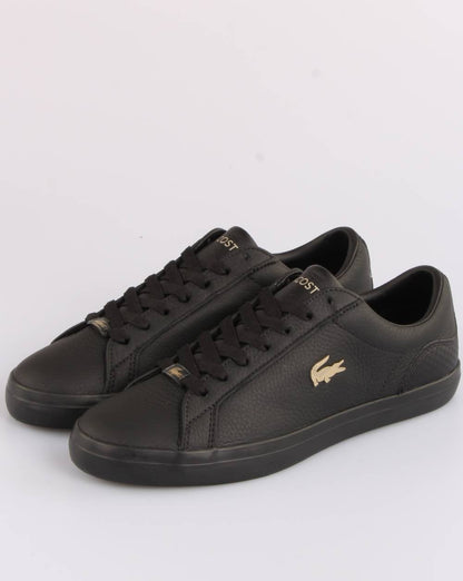 Lacoste Footwear Lerond Leather Trainer Black