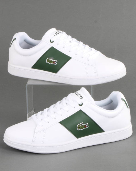 Lacoste Footwear Carnaby Trainer White/Dark Green