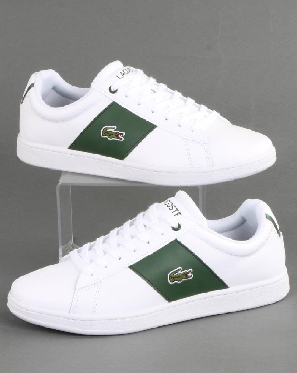 Lacoste Footwear Carnaby Trainer White/Dark Green