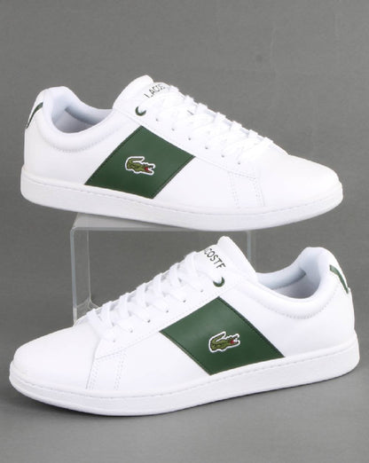 Lacoste Footwear Carnaby Trainer White/Dark Green