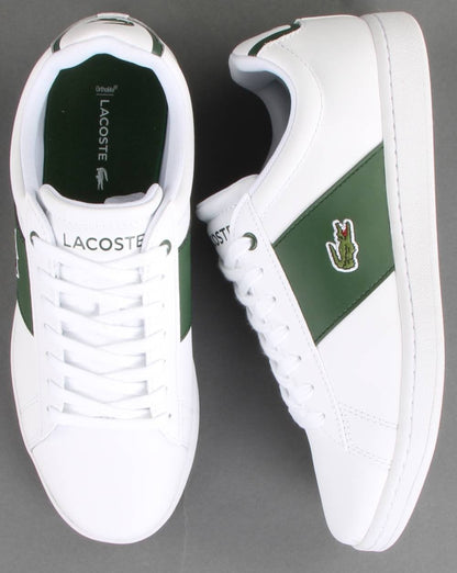 Lacoste Footwear Carnaby Trainer White/Dark Green