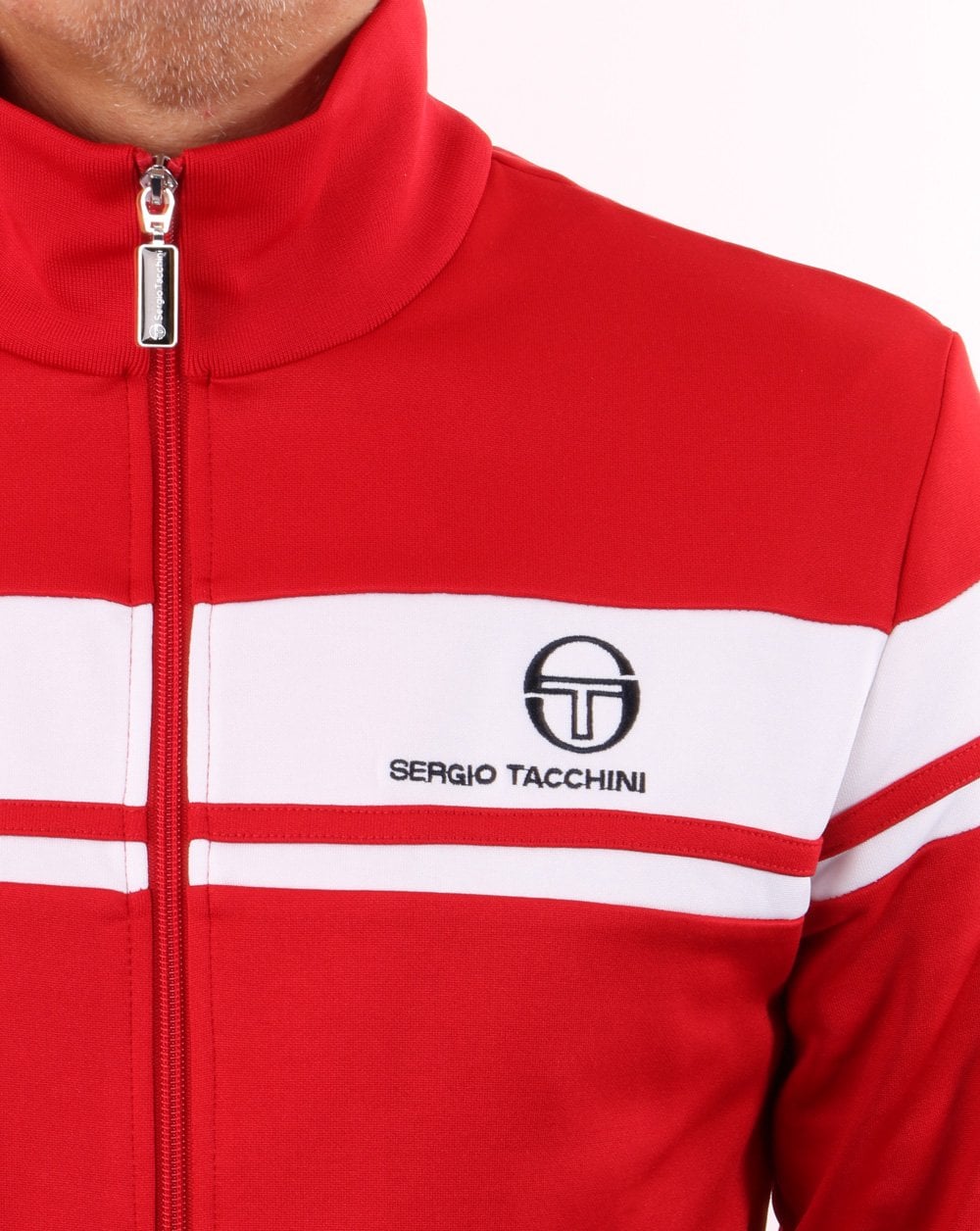 Sergio Tacchini Masters Track Top Red/White