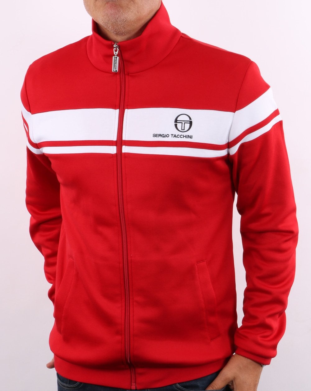 Sergio Tacchini Masters Track Top Red/White