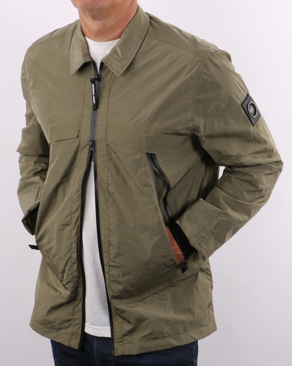 Marshall Artist Molecular Kita Overshirt Khaki