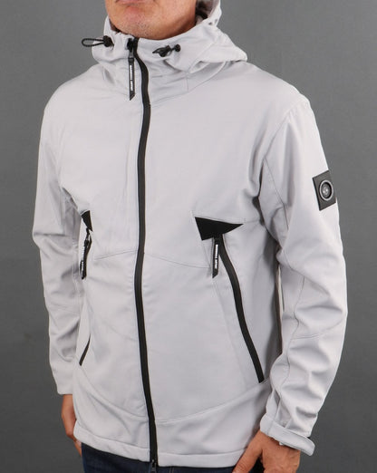Marshall Artist Softshell Hooded Jacket Antarctica Grey