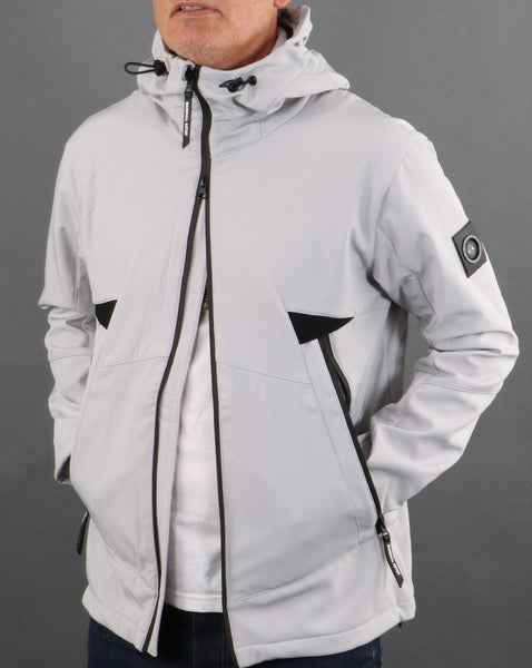 Marshall Artist Softshell Hooded Jacket Antarctica Grey
