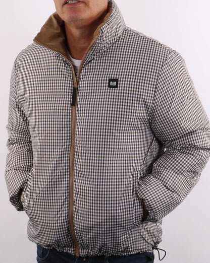 Weekend Offender Reversible Padded Jacket Dark Sand