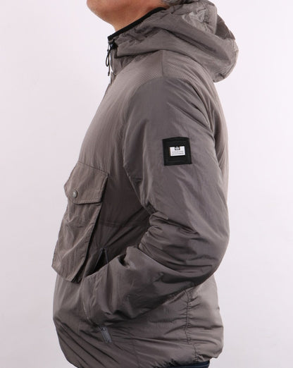Weekend Offender Garbrndt Hooded Jacket Metallic Grey