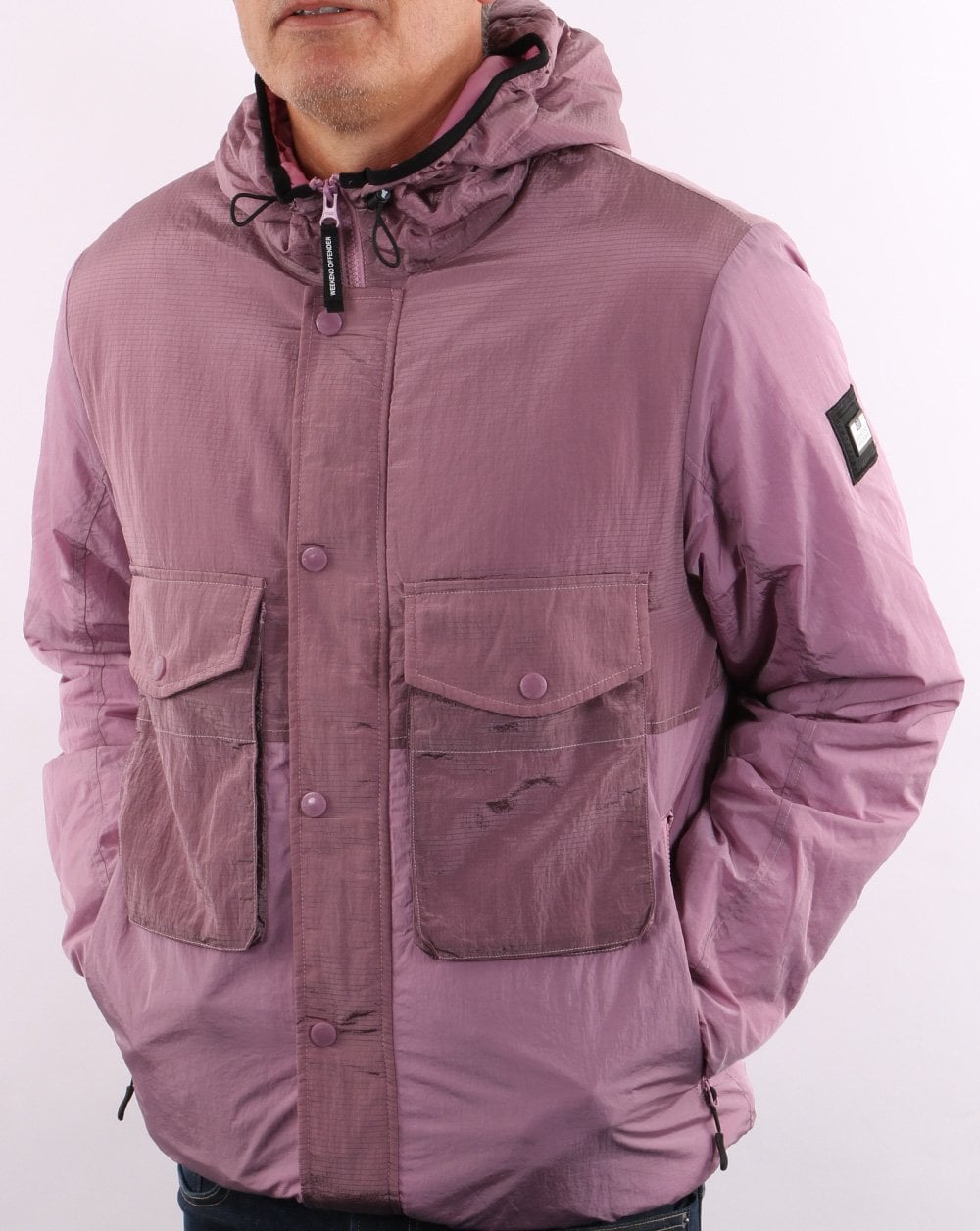 Weekend Offender Garbrndt Hooded Jacket Lilac Glow