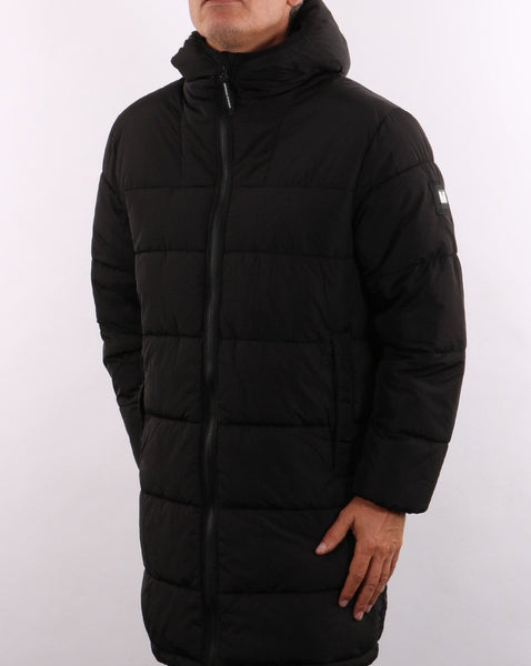 Weekend Offender Quilted Parka Black