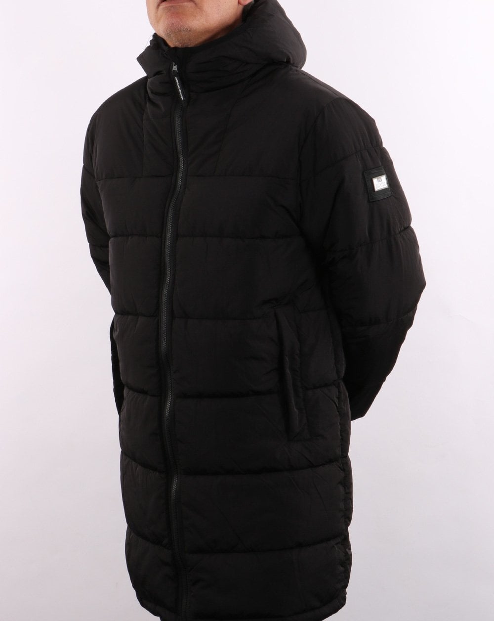 Weekend Offender Quilted Parka Black