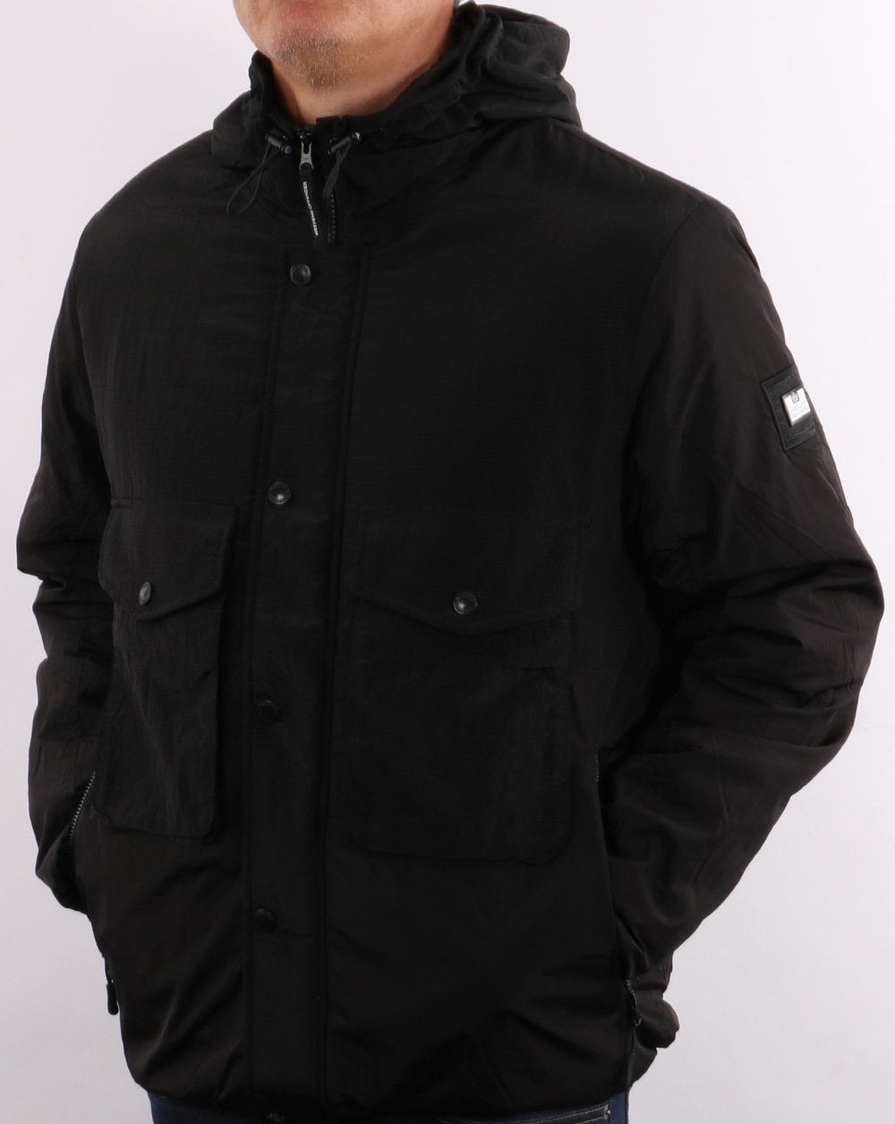 Weekend Offender Garbrndt Hooded Jacket Black