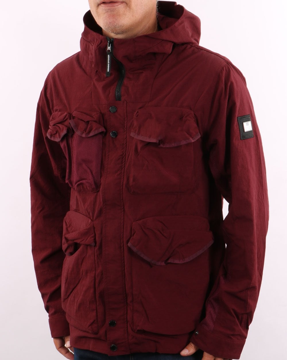 Weekend Offender Cotoca Jacket Burgundy