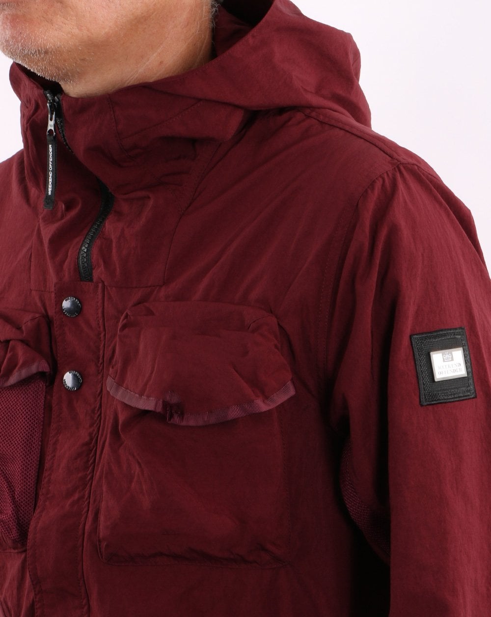 Weekend Offender Cotoca Jacket Burgundy