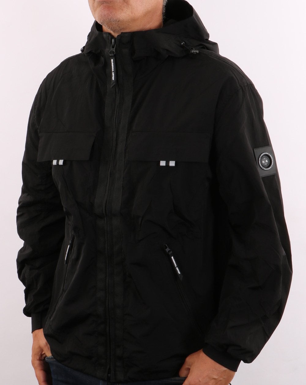 Marshall Artist Molecular Hooded Jacket Black