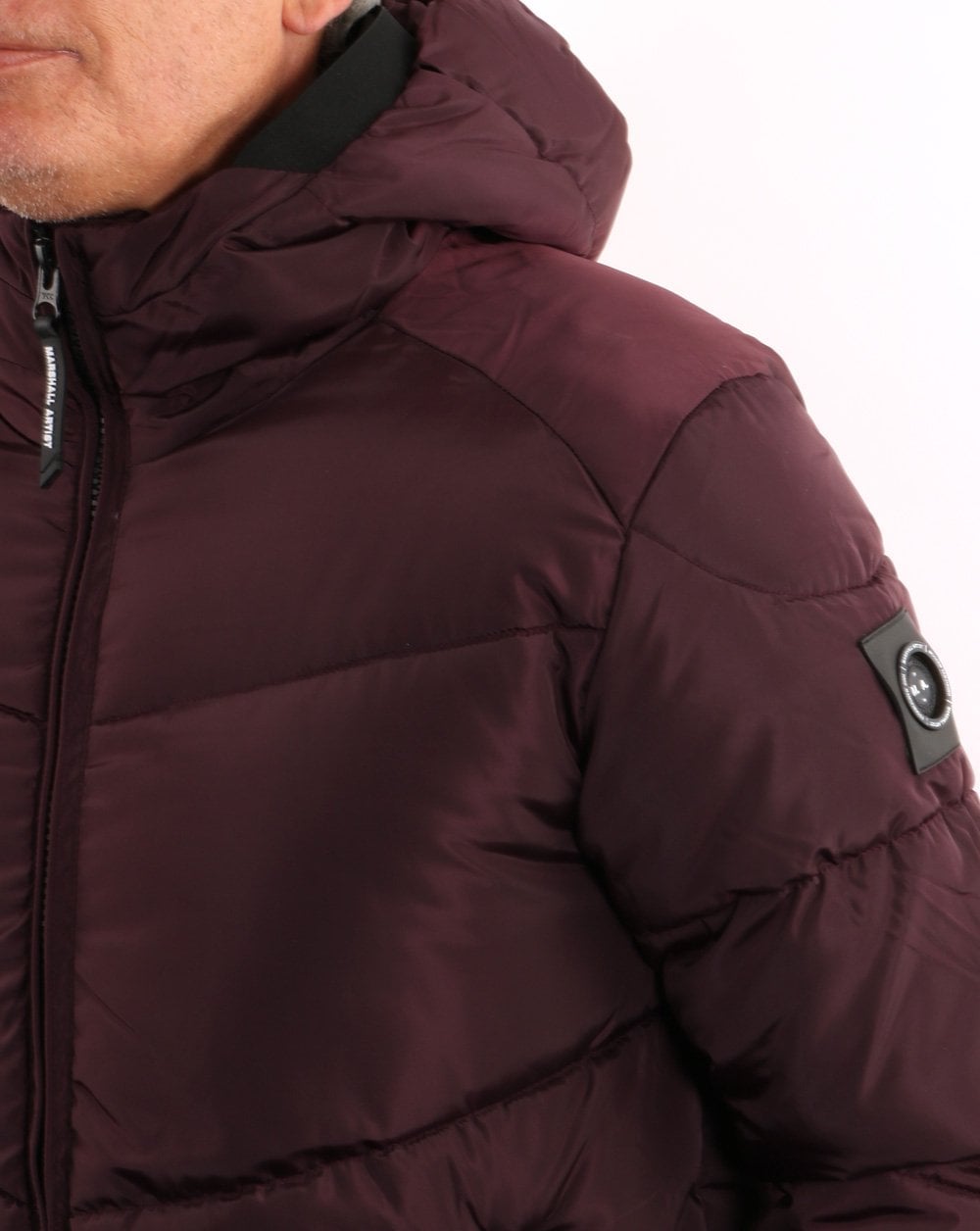 Marshall Artist Paninaro Padded Jacket Burgundy