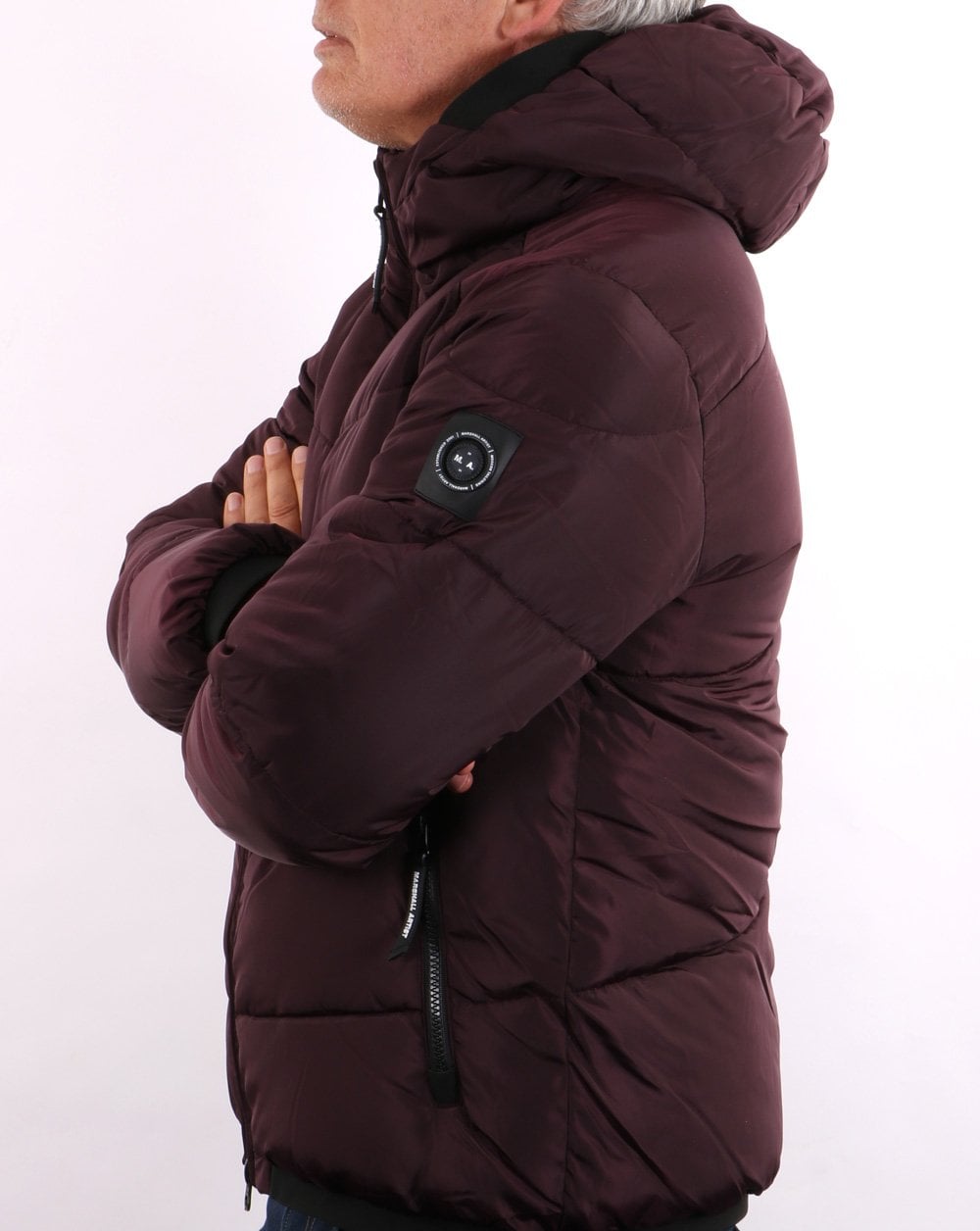 Marshall Artist Paninaro Padded Jacket Burgundy