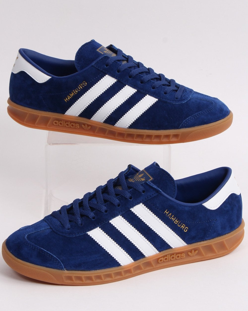 Adidas Hamburg Trainers Navy Blue/White