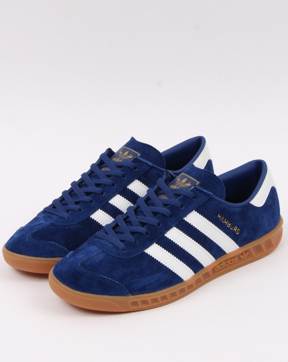 Adidas Hamburg Trainers Navy Blue/White
