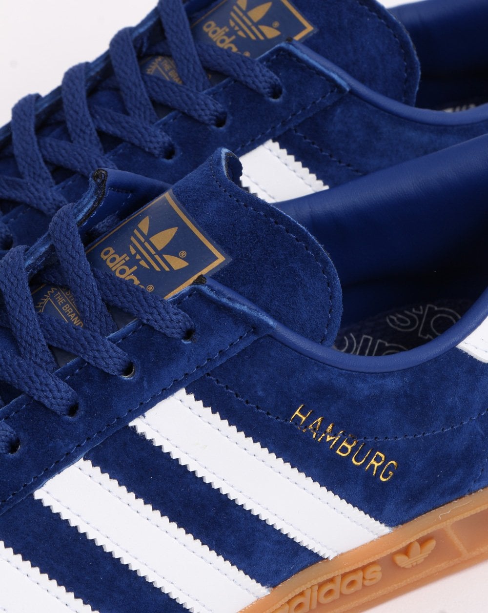 Adidas Hamburg Trainers Navy Blue/White