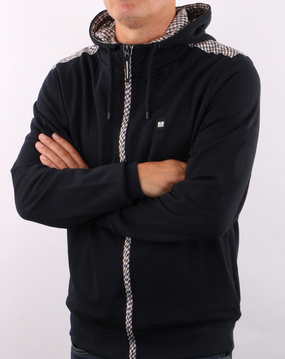 Weekend Offender Dvorak Hoodie Navy