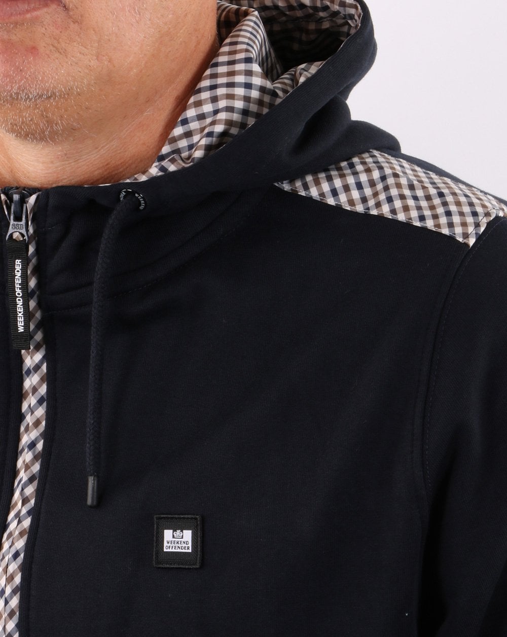 Weekend Offender Dvorak Hoodie Navy