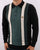 Gabicci Vintage Searle Knit Polo Black/Teal Green