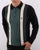 Gabicci Vintage Searle Knit Polo Black/Teal Green