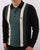 Gabicci Vintage Searle Knit Polo Black/Teal Green