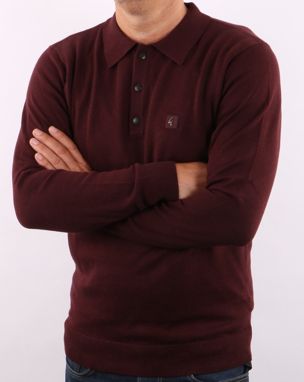 Gabicci Vintage Francesco Knitted Polo Port