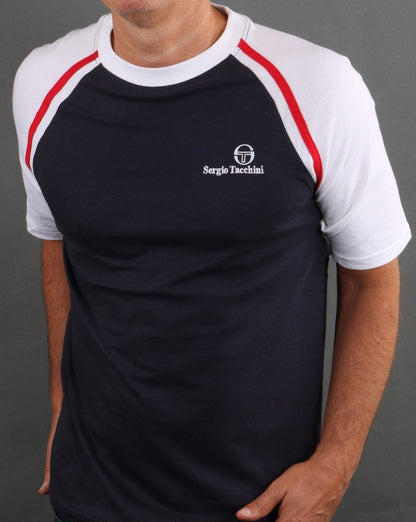 Sergio Tacchini Ghibli T Shirt Navy