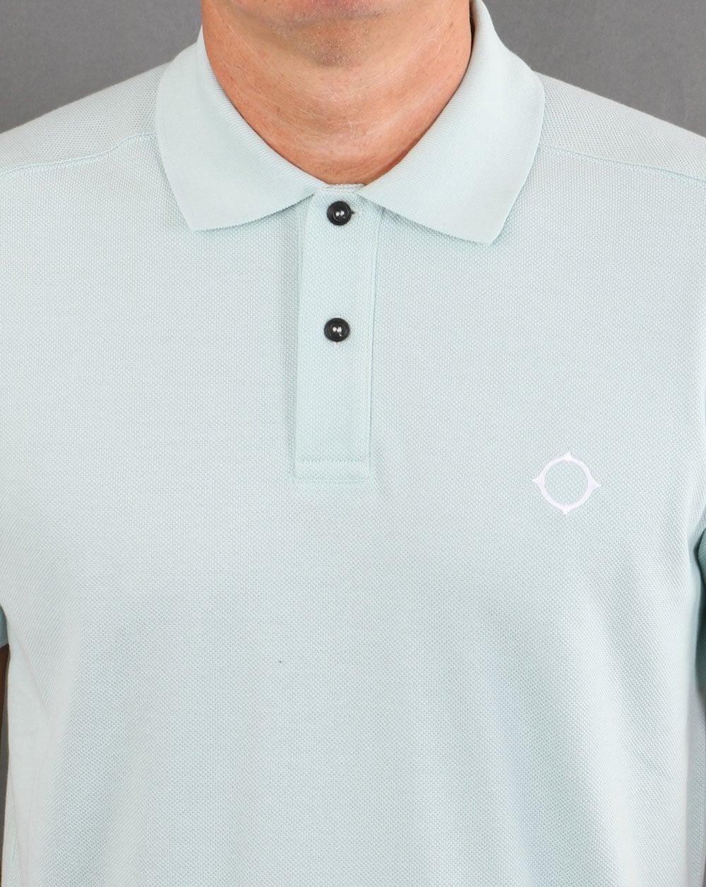 Ma.strum Pique Polo Mist Green