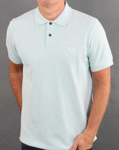 Ma.strum Pique Polo Mist Green