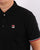 Fila Vintage Tipped Cuff Polo Shirt Black