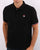 Fila Vintage Tipped Cuff Polo Shirt Black