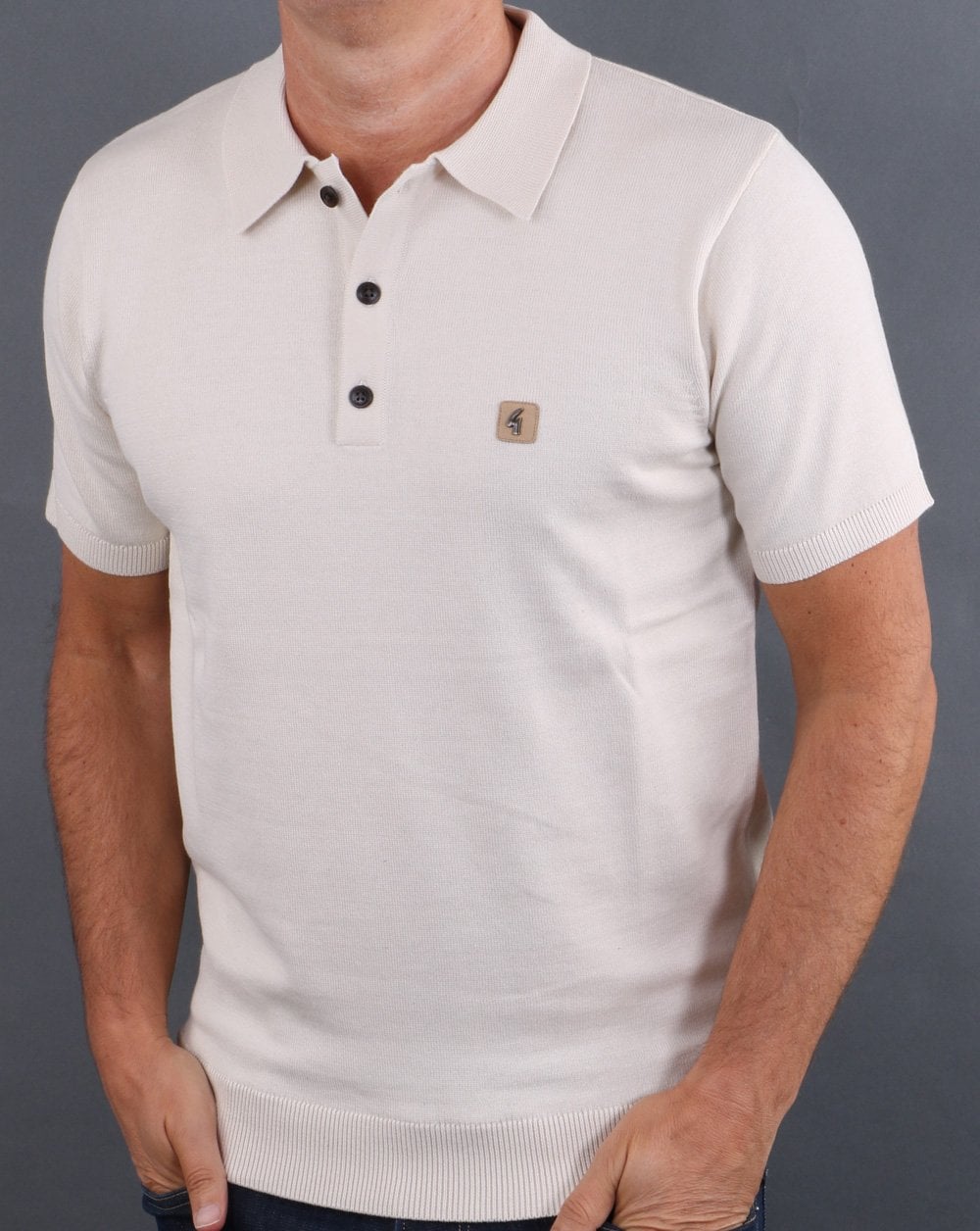Gabicci Vintage Jackson Polo Cream