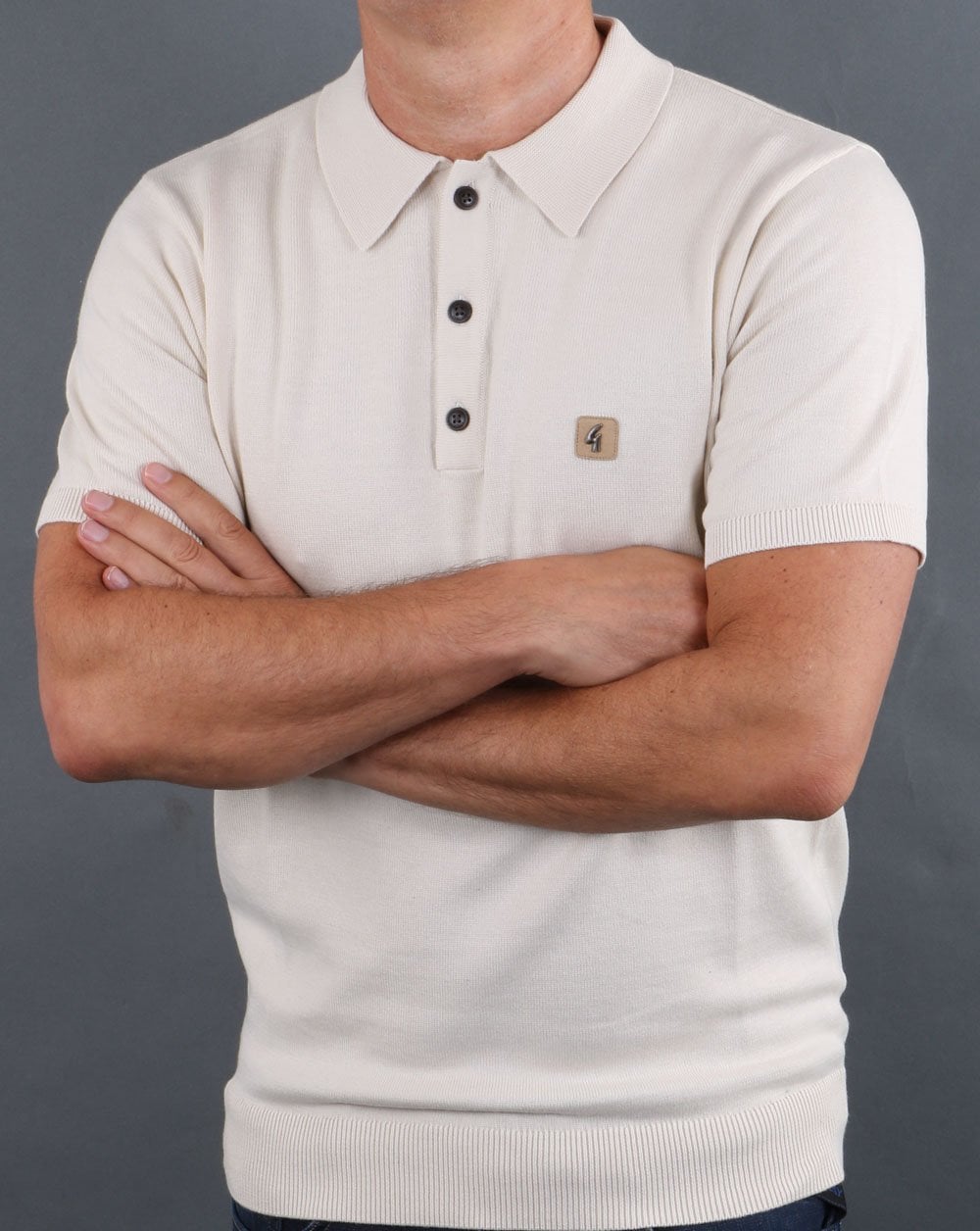 Gabicci Vintage Jackson Polo Cream