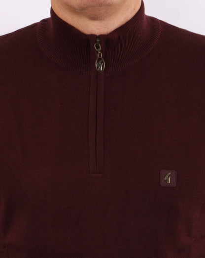 Gabicci Vintage Quarter Zip Port