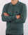 Gabicci Vintage Francesco Knitted Polo Teal Green