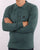 Gabicci Vintage Francesco Knitted Polo Teal Green