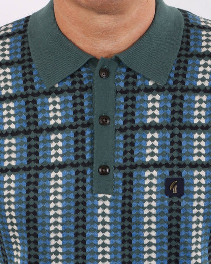 Gabicci Vintage Willis Polo Teal Green