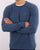 Barbour Lambswool Jumper Denim Marl