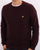 Lyle & Scott Crew Neck Lambswool Knit Burgundy